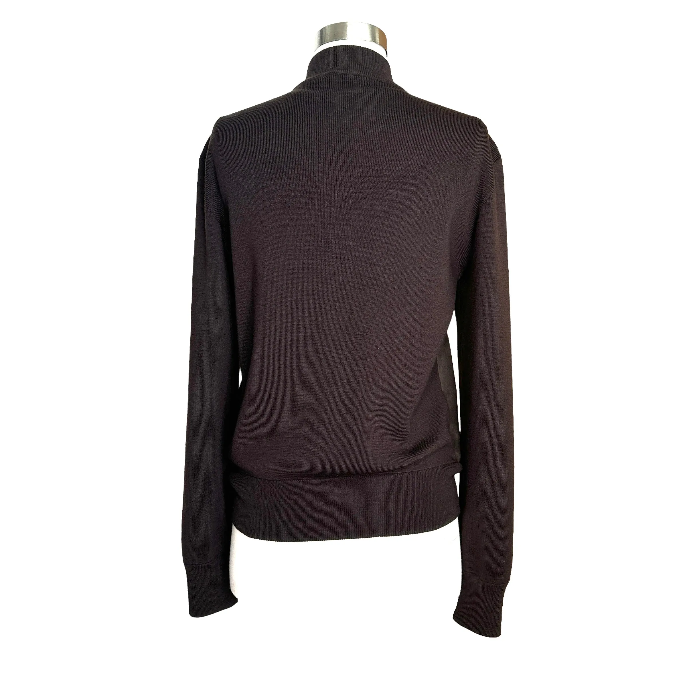 Suede Brown Bomber Jacket - L