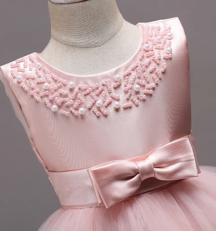 Summer Baby Girls Princess Lace Tutu Dress Kids Wedding Flower Girls Dresses For Girls Party Dresses Children Clothing  free delivery