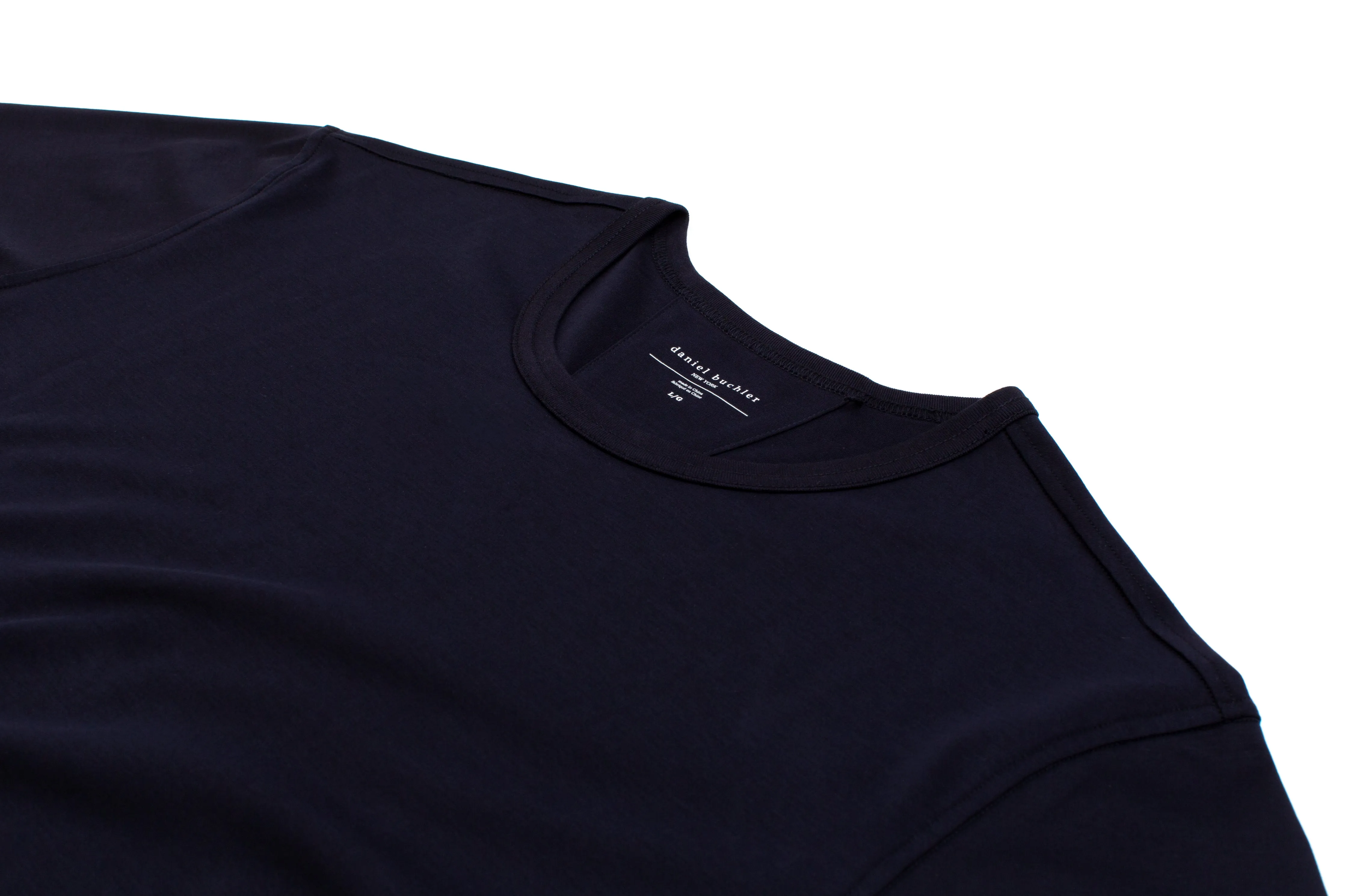 Super Fine Cotton/Spandex Short Sleeve - Midnight