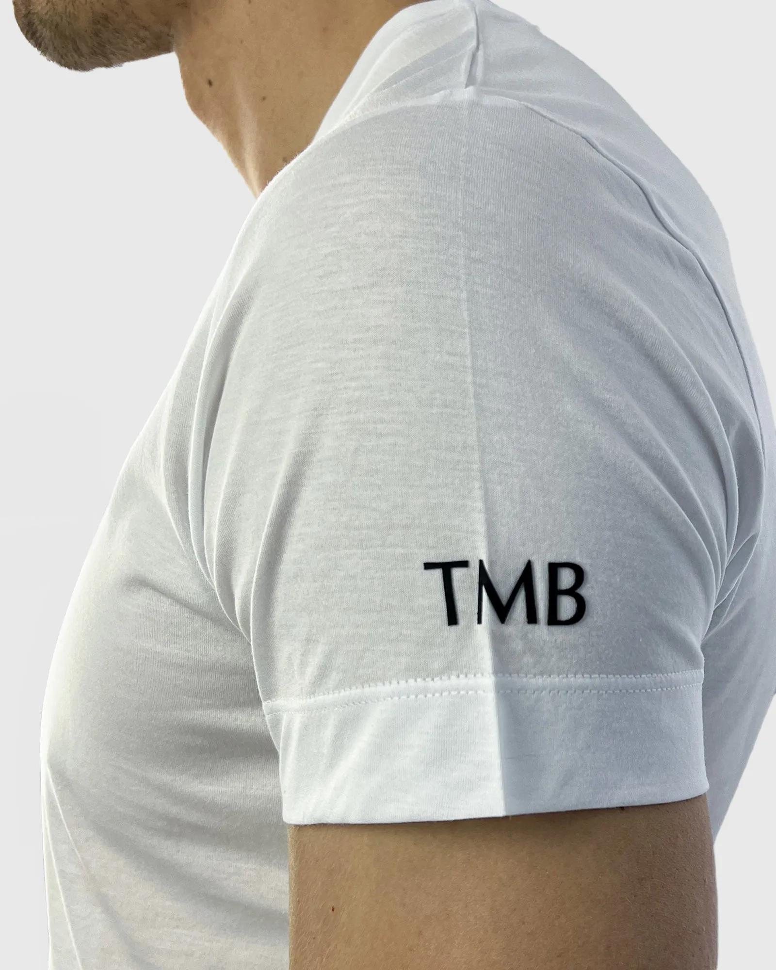 TOMBOLINI WJ35-ZJDZ-TB SS WHITE CREW T-SHIRT