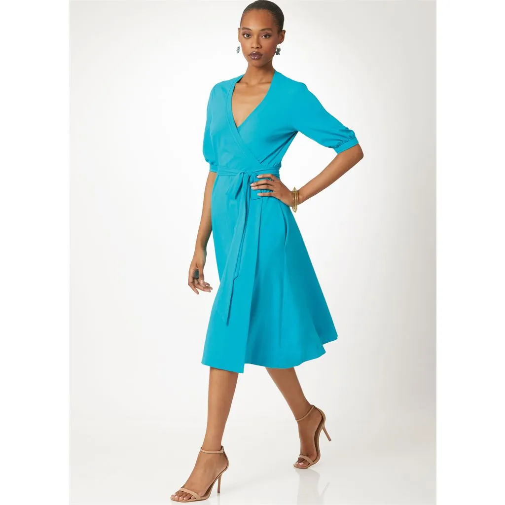 Vogue Pattern V2081 Misses' Wrap Dress by Diane Von Furstenberg