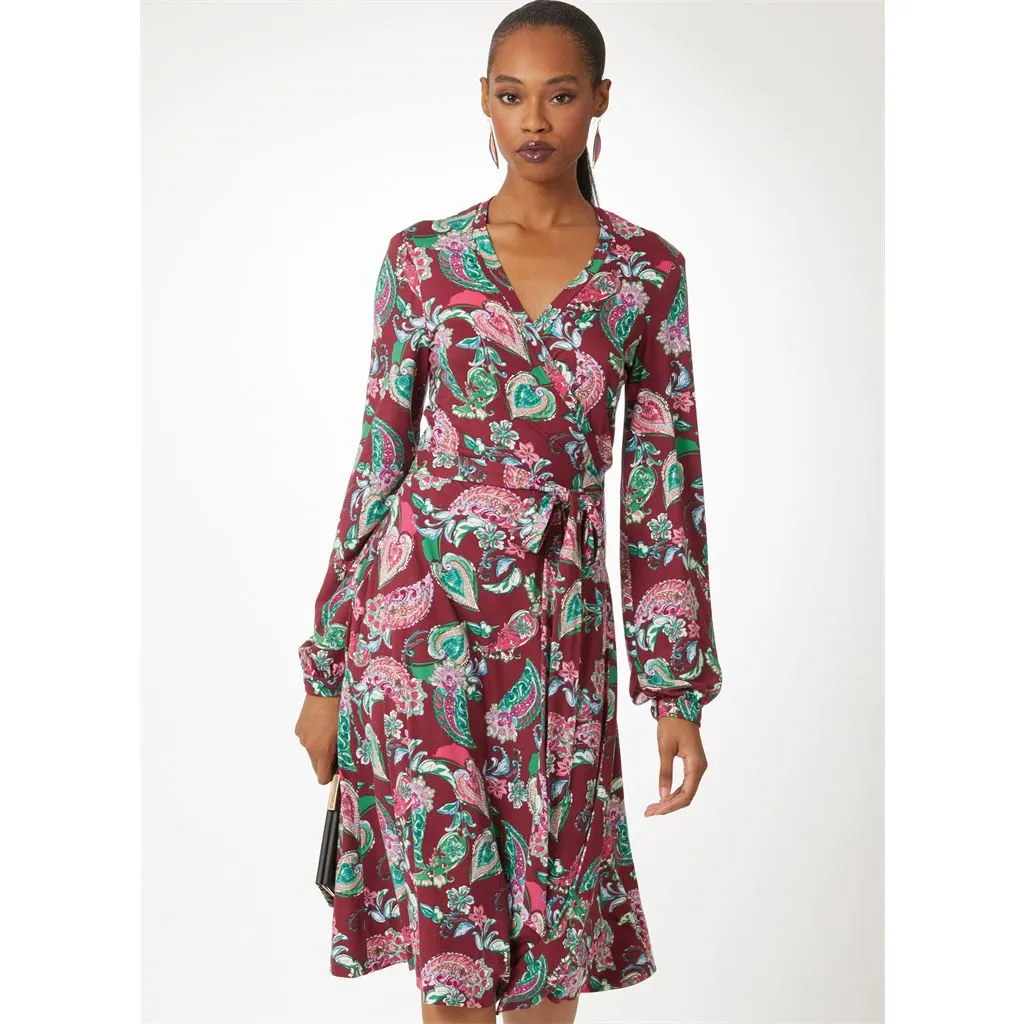 Vogue Pattern V2081 Misses' Wrap Dress by Diane Von Furstenberg