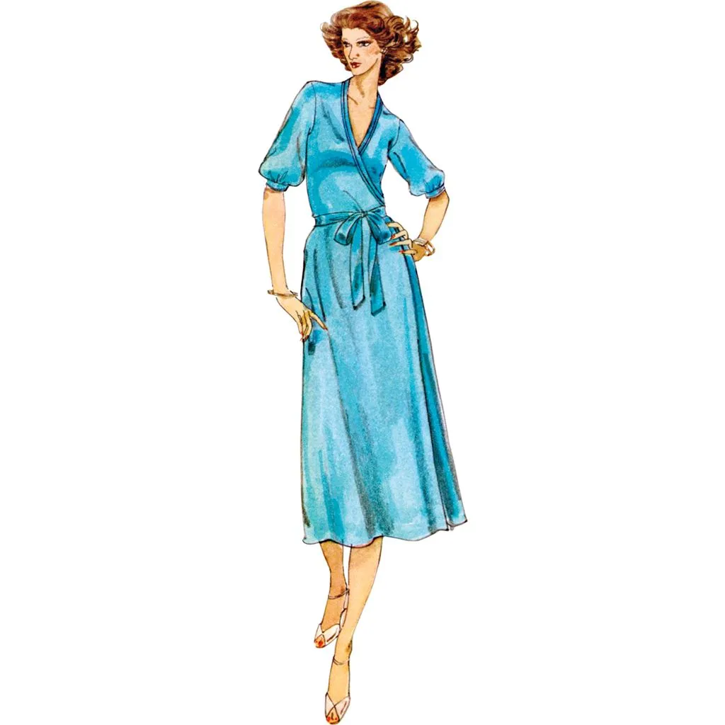 Vogue Pattern V2081 Misses' Wrap Dress by Diane Von Furstenberg