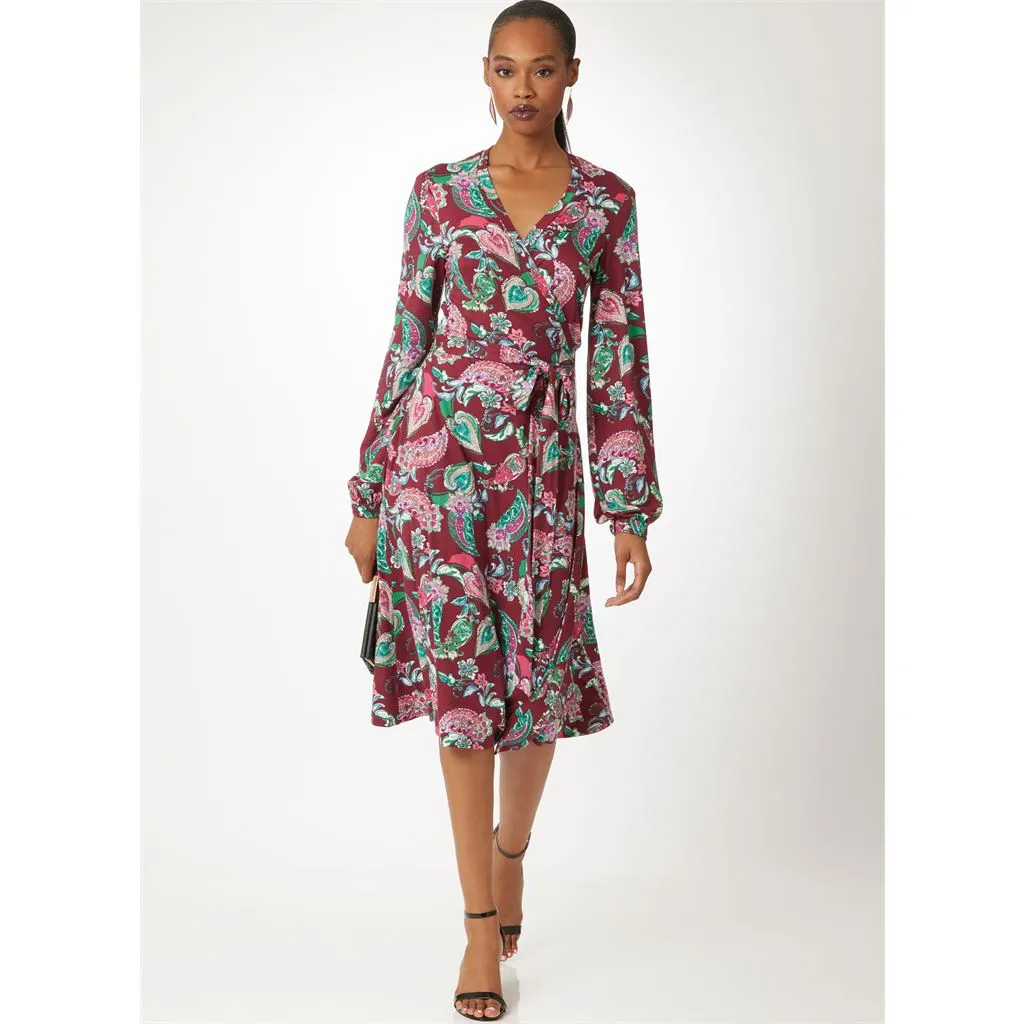 Vogue Pattern V2081 Misses' Wrap Dress by Diane Von Furstenberg