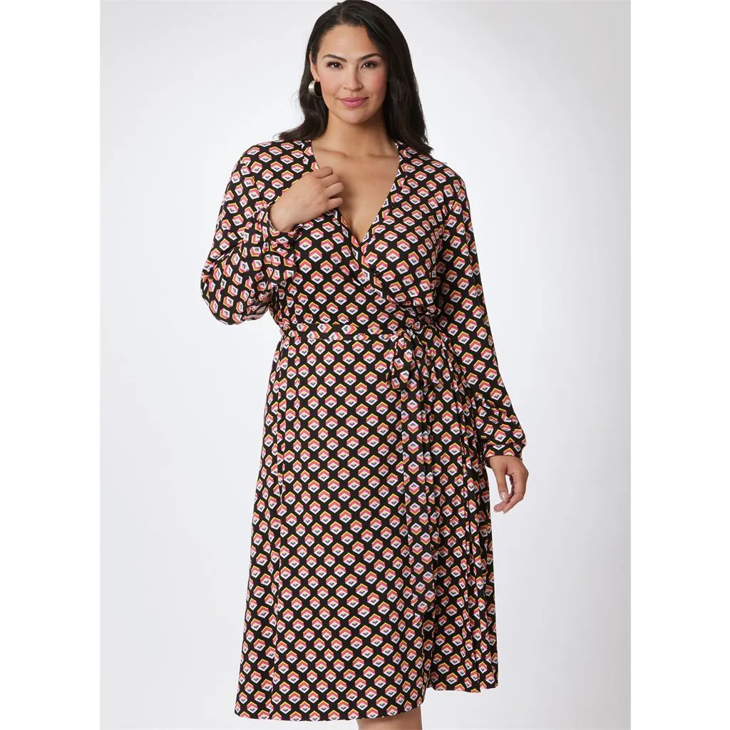 Vogue Pattern V2081 Misses' Wrap Dress by Diane Von Furstenberg