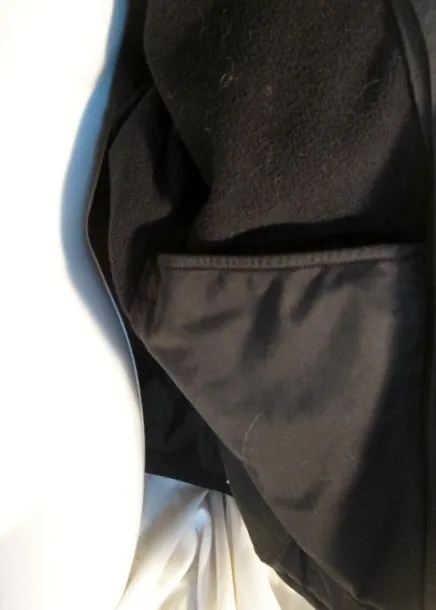 Womens 2 in 1 L.L. BEAN Ski JACKET Coat Winter Snow Parka Fleece BLACK XL SQUALL Misses