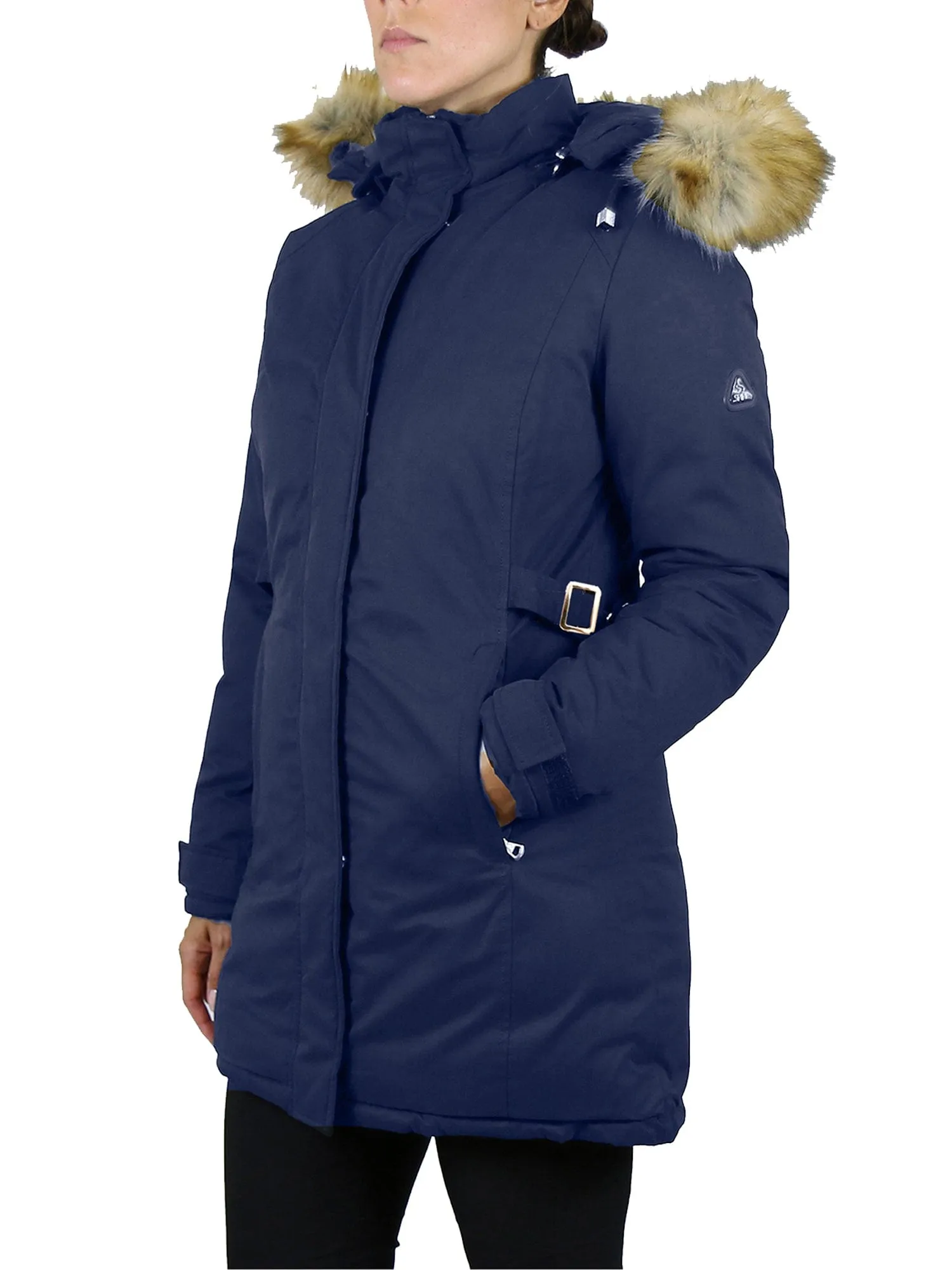 Women's Heavyweight Parka Jacket with Detachable Hood