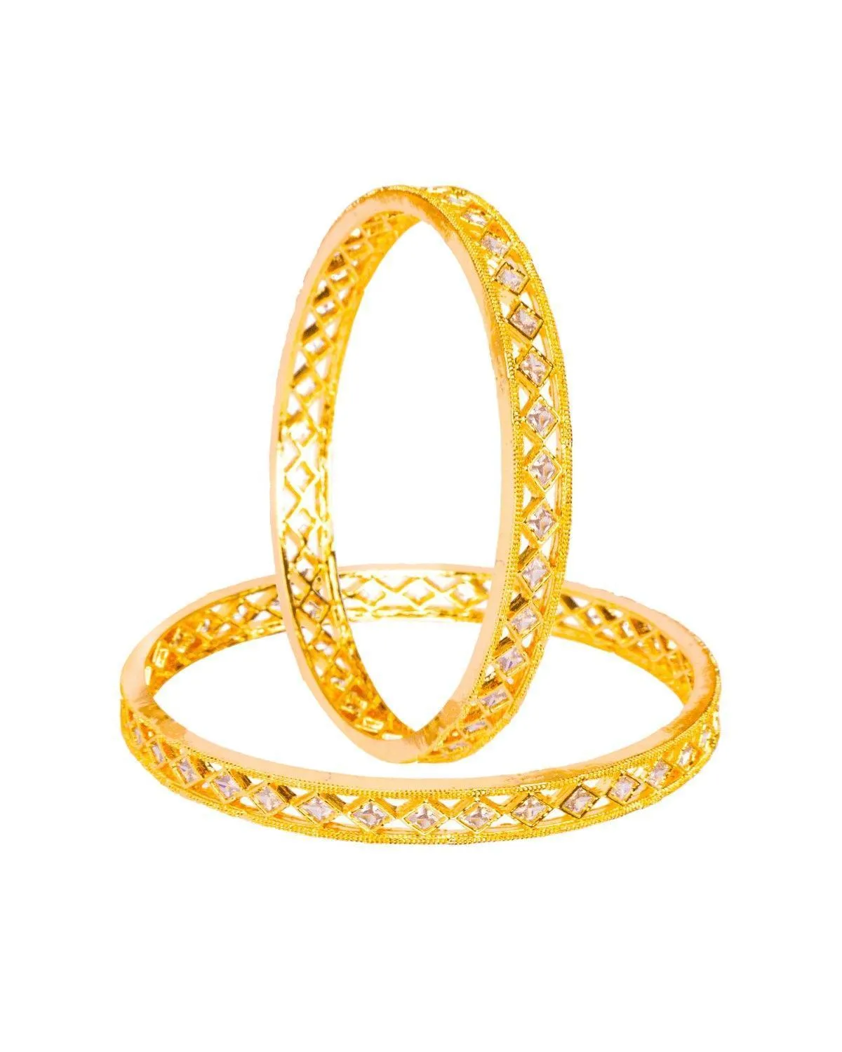Zevarly Sravya Stylish Ad Pair Bangles